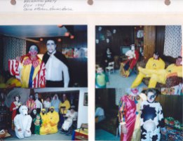 Oct. 1995: Halloween Party; Chuck & Michelle Kalish's House